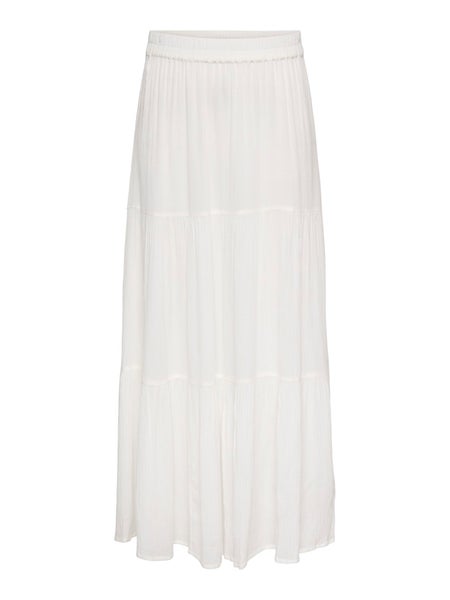 ONLMikka Long Skirt, Cloud Dancer