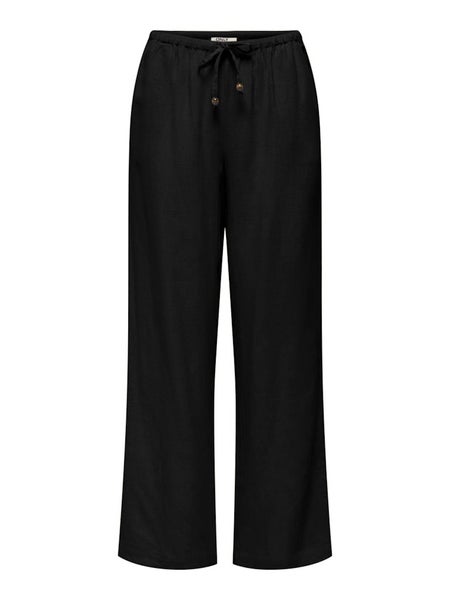 ONLBruxelles Mw Lin Bl Tie Pant, Black
