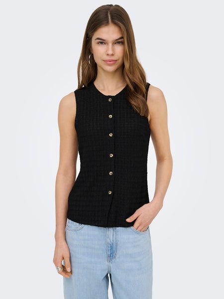 ONLIlse Structure Vest, Black