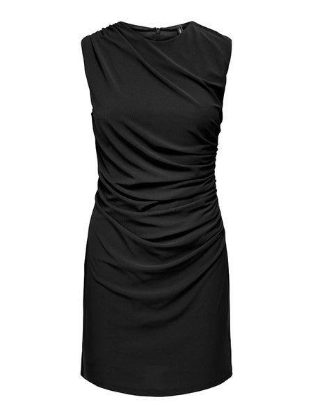 ONLAmber Ruching Dress, Black