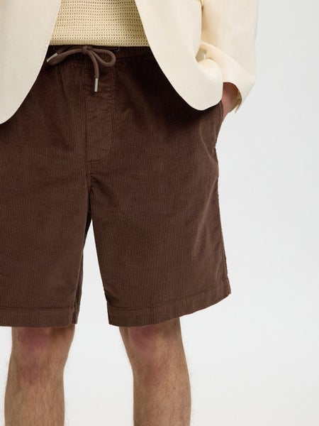 SLHRegular-Jace Corduroy Shorts, Bracken