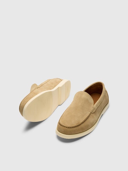 SLHOwen Suede Clean Loafer, Sand