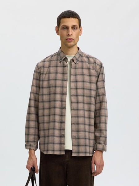 SLMRegcole Jay Melange Shirt, Cornstalk