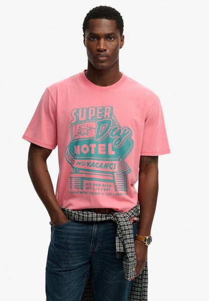 Roadside Trade Loose T-Shirt, Desert Rose Pink