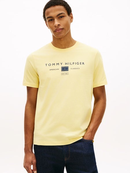 Brand Love Mono Stack Tee, Citronella