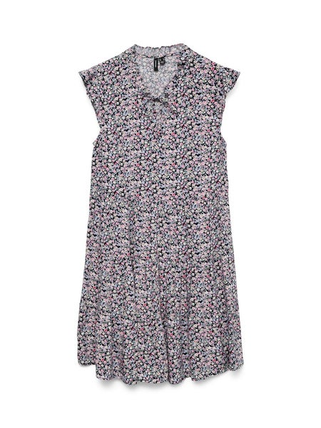 VMAlba Short Tie Dress, Navy Blazer - Blake