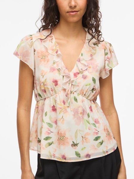 VITiva Top, Birch - Flowers