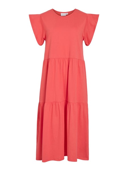 VISummer Midi Dress, Hibiscus