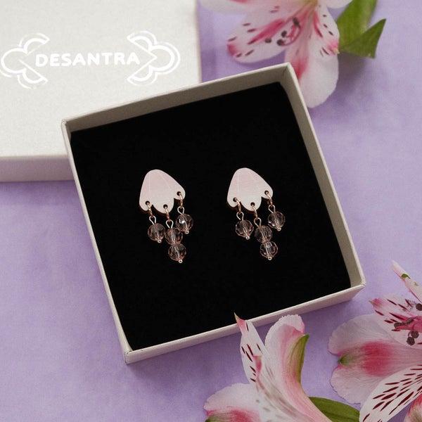 Vanamo Korvakorut 4 Helme&auml;, Vaaleanpunainen