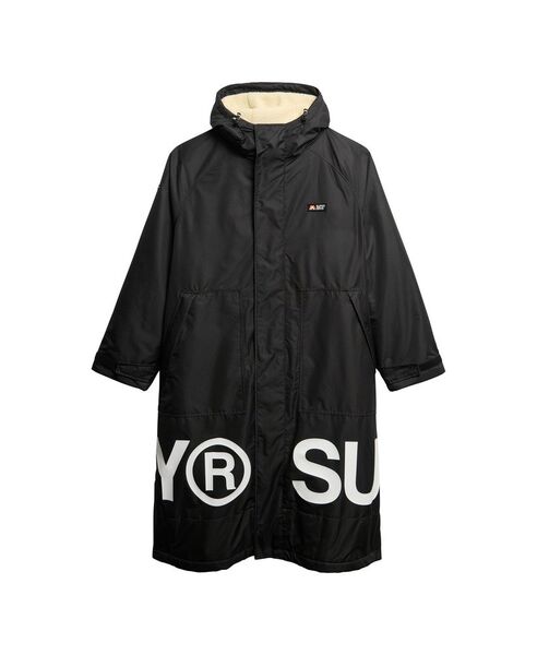Superdry Robe, Black/White