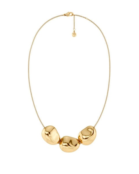 Leora Necklace Multi L, Gold