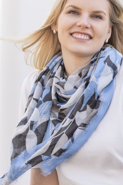 Maddy  - Lyocell Scarf, Light Blue