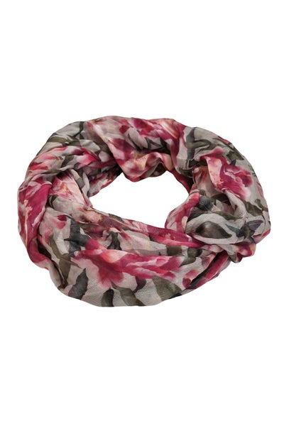 Samsa  - Lyocell Loop Scarf, Fuchsia