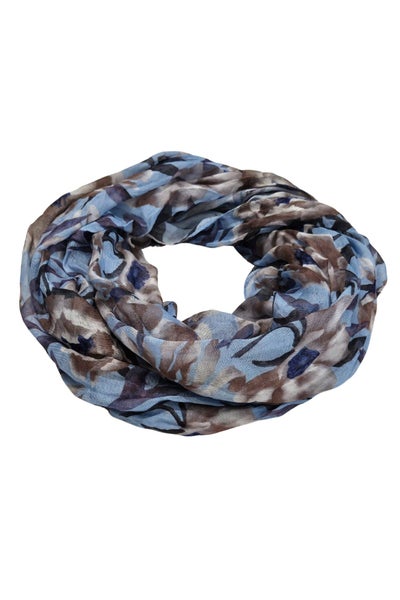 Samsa  - Lyocell Loop Scarf, Light Blue
