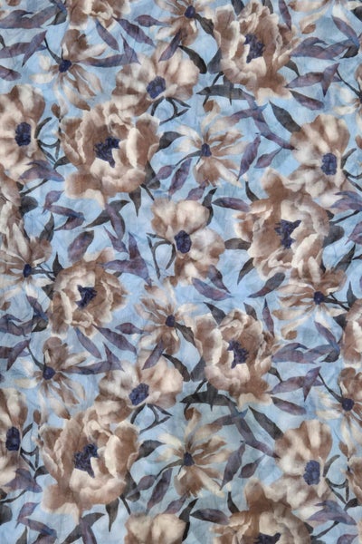 Samsa  - Lyocell Loop Scarf, Light Blue