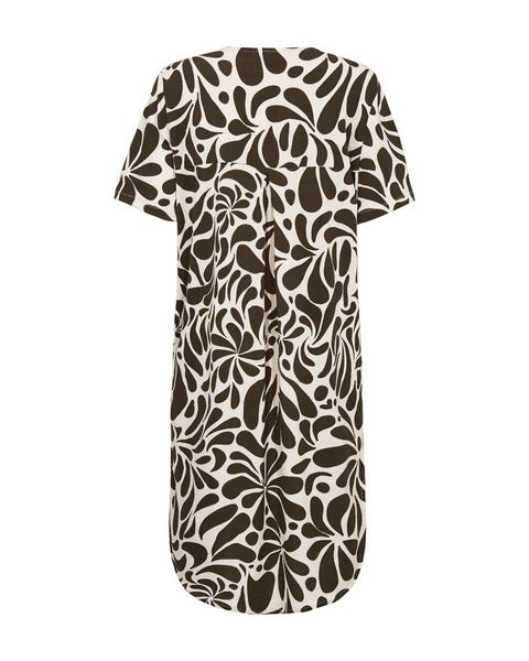 FQFloi Dress, Moonbeam W. Coffee Bean