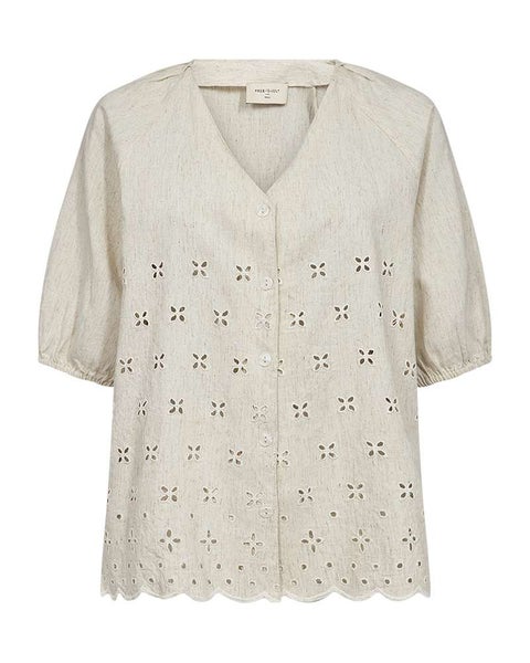 FQLinus Blouse, Moonbeam Melange
