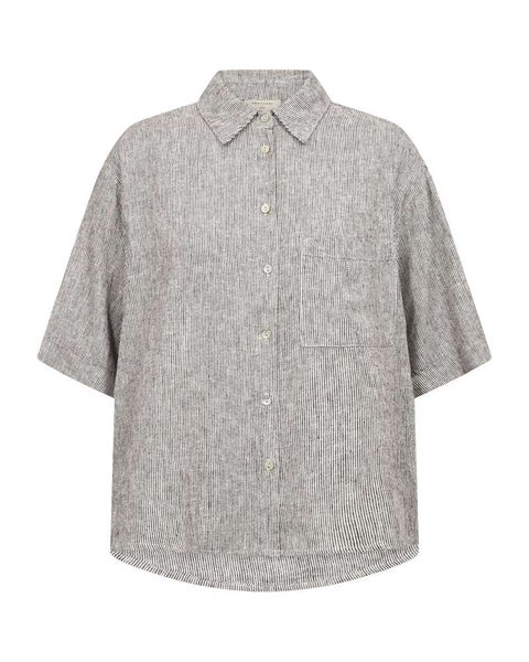 FQLava Shirt, Coffee Bean W. Star Off-White