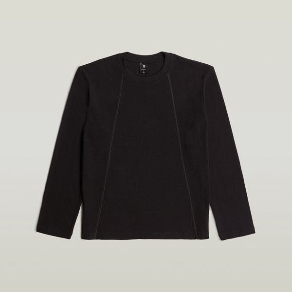 Tweeter A Line R T L\S Shirt, Dk Black